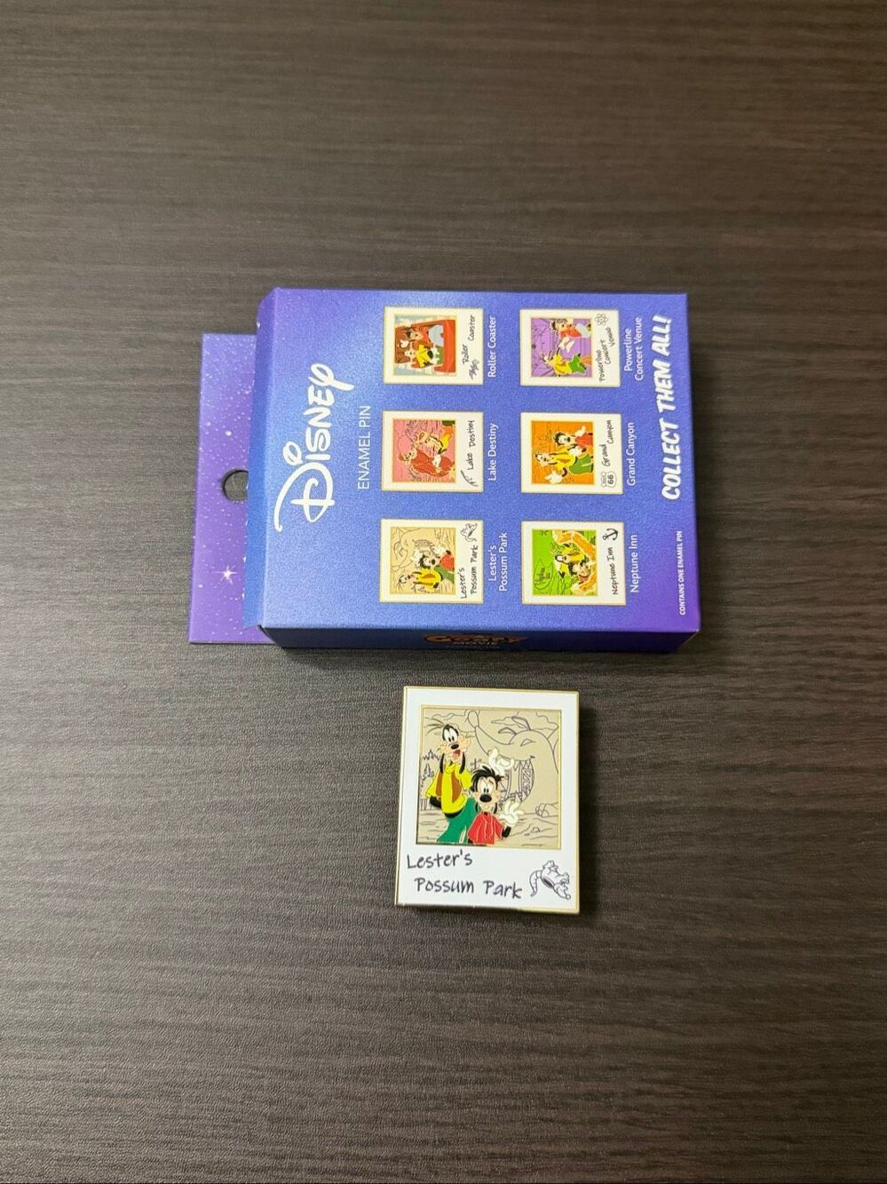 Disney A Goofy Movie Blind Box Polaroid Picture Enamel Pin - Lester's Possum Par